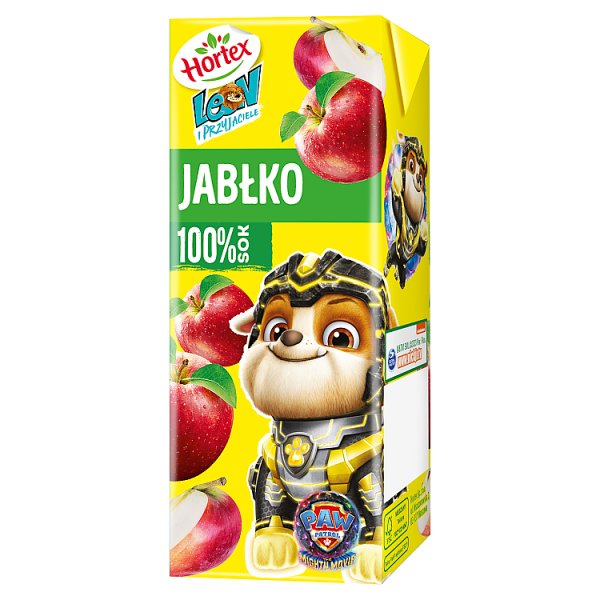 Hortex Leon i Przyjaciele Sok 100 % jabłko 200 ml