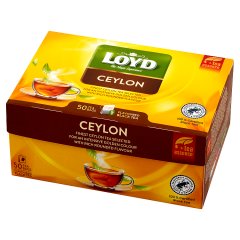 Loyd Ceylon Herbata czarna aromatyzowana 100 g (50 x 2 g)