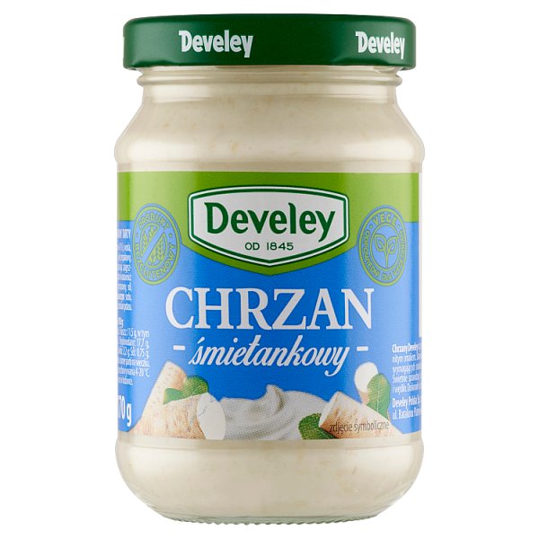 Develey Chrzan śmietankowy tarty 170 g