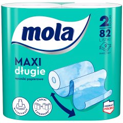 Mola Maxi długie Ręczniki papierowe 2 rolki