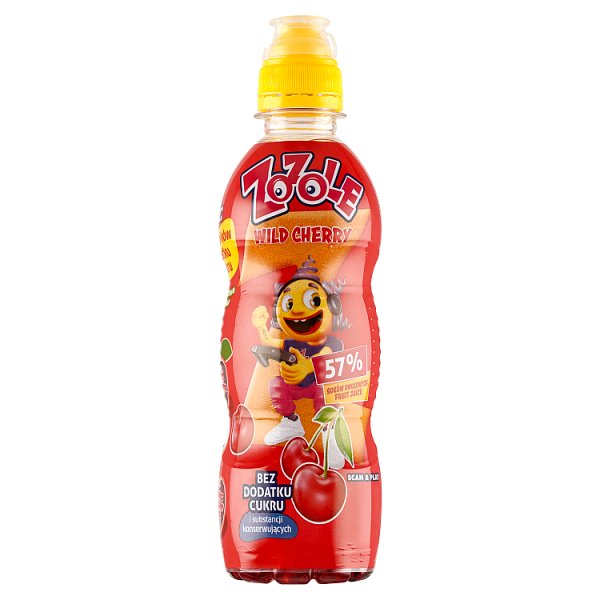Zozole Napój niegazowany o smaku wiśniowym 300 ml