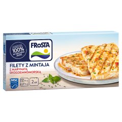 FRoSTA Filety z mintaja z marynatą śródziemnomorską 265 g (2 sztuki)