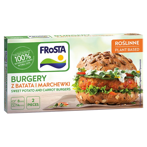 FRoSTA Burgery z batata i marchewki 216 g (2 sztuki)