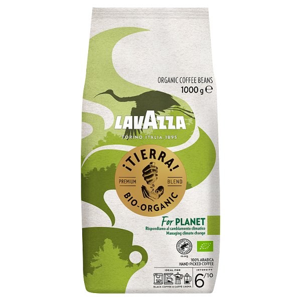 Lavazza Tierra Bio-Organic for Planet Kawa ziarnista palona 1000 g