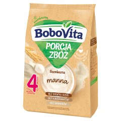 BoboVita Porcja zbóż Kaszka bezmleczna manna po 4 miesiącu 170 g