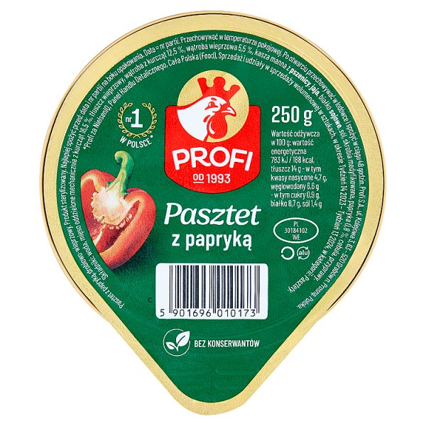 Profi Pasztet z papryką 250 g