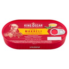King Oscar Filety z makreli z jalapeño w oleju z octem z białego wina 160 g
