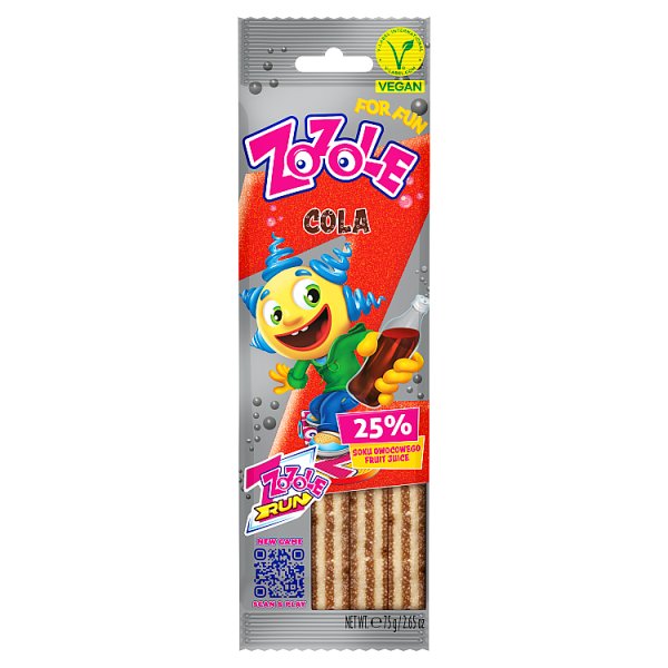 Zozole Hello Żelo Żelki o smaku coli super kwaśne 75 g