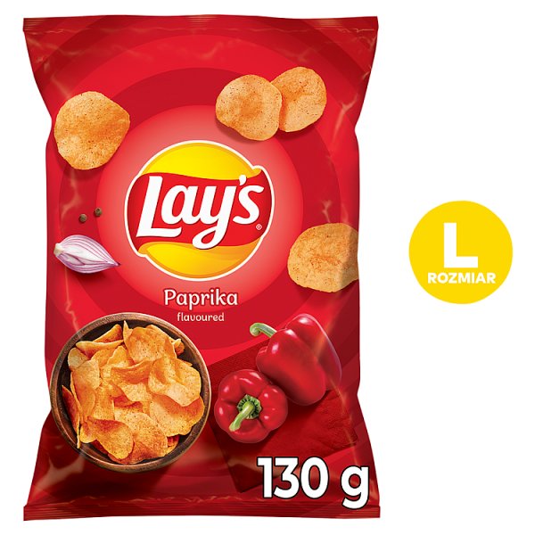 Lay&#039;s Chipsy ziemniaczane o smaku papryki 130 g