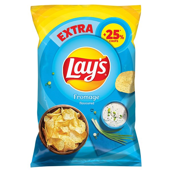 Lay&#039;s Chipsy ziemniaczane o smaku śmietankowego serka z ziołami 163 g