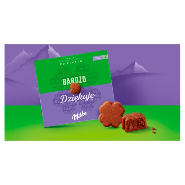 Milka Czekoladki mleczne z nadzieniem kakaowym 110 g