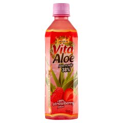 Vita Aloe Napój z aloesem i sokiem truskawkowym 500 ml