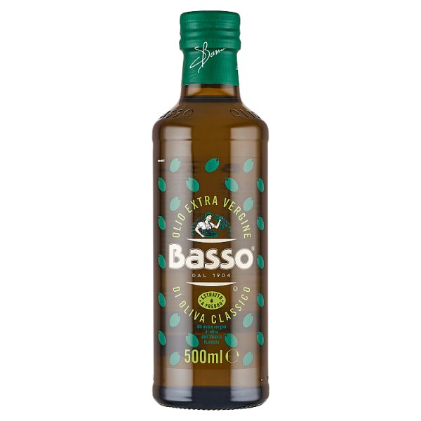 Basso Oliwa z oliwek najwyższej jakości z pierwszego tłoczenia 500 ml