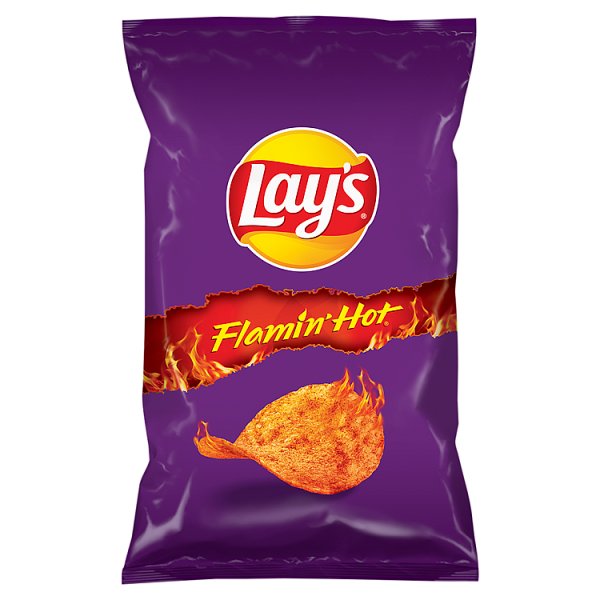Lay&#039;s Flamin&#039; Hot Chipsy ziemniaczane o smaku bardzo pikantnym 70 g
