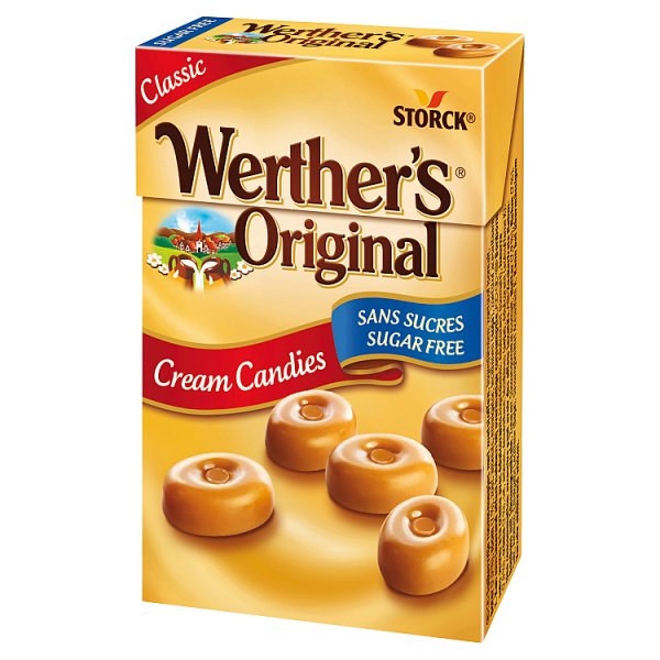 Werther&#039;s Original Cukierki śmietankowe bez cukru 42 g