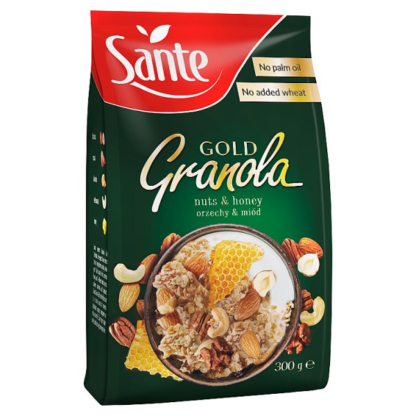 Sante Gold Granola orzechy &amp; miód 300 g