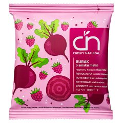Crispy Natural Suszone plastry buraków o smaku malinowym z witaminami 18 g