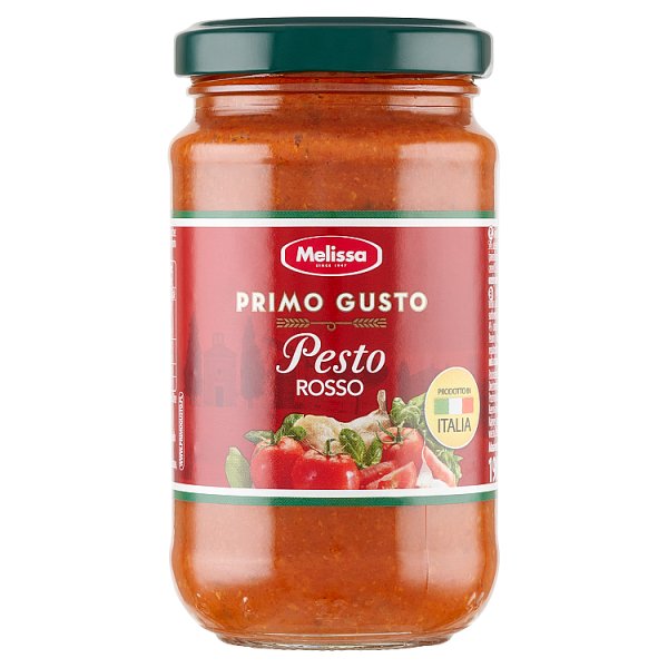 Melissa Primo Gusto Gotowy sos pesto z pomidorami i bazylią 190 g