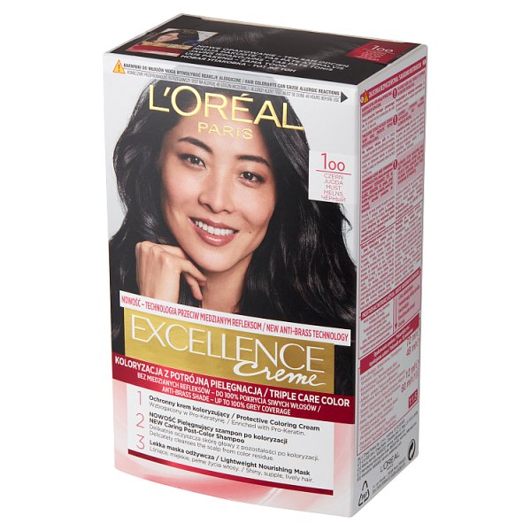 L&#039;Oréal Paris Excellence Farba do włosów czerń 1oo