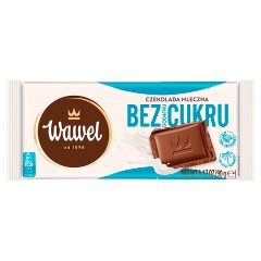Wawel Czekolada mleczna bez dodatku cukru 90 g