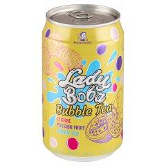 Madam Hong Lady Boba Bubble Tea Napój herbaciany smak liczi-marakuja 320 ml
