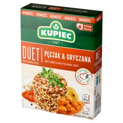 Kupiec Duet Mieszanka kasz pęczak & gryczana 300 g (3 x 100 g)