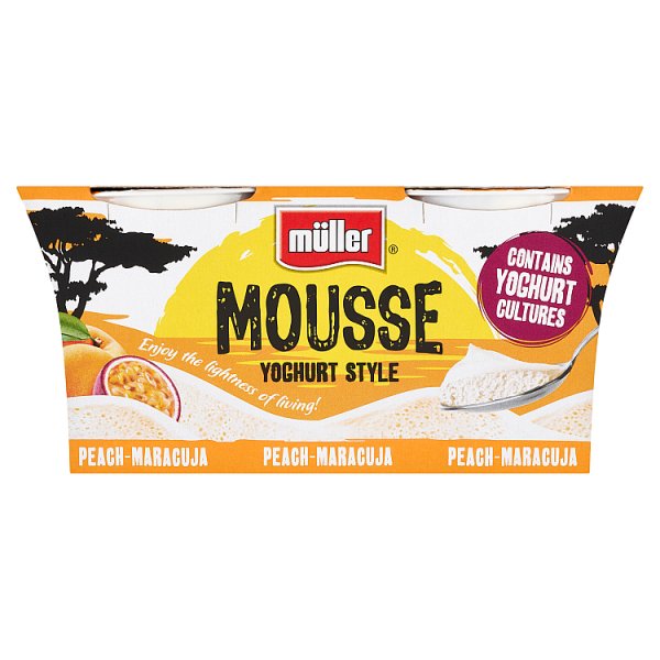 Müller Produkt mleczny fermentowany brzoskwinia-marakuja 190 g  (2 x 95 g)