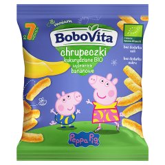 BoboVita Chrupeczki kukurydziane bio wyśmienicie bananowe po 7 miesiącu 20 g