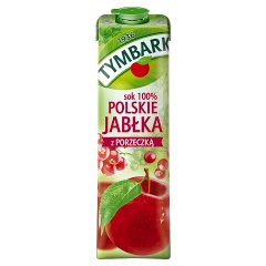 Tymbark Sok 100 % polskie jabłka z porzeczką 1 l