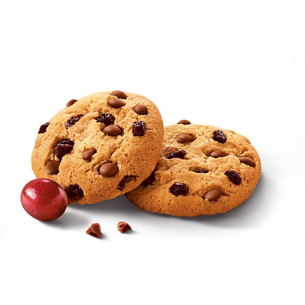 Milka Pieguski Choco Cookies Raisins Ciasteczka z kawałkami czekolady mlecznej i rodzynkami 135 g
