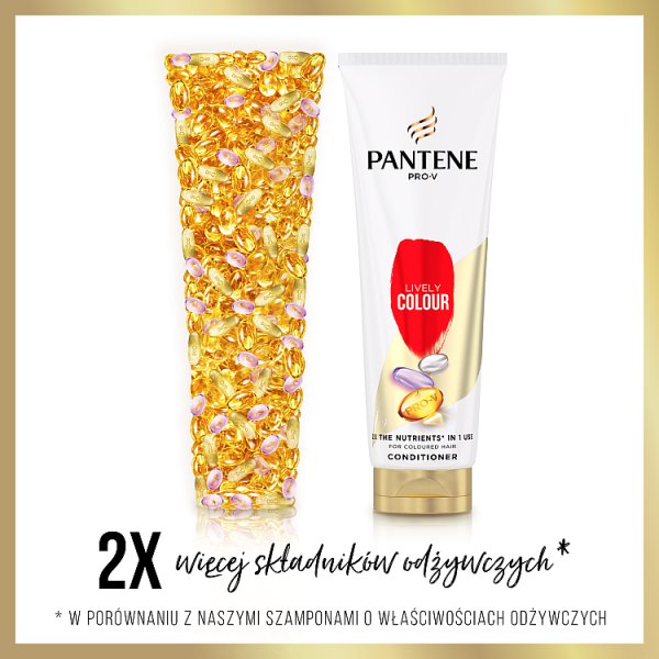 Pantene Pro-V Lively Colour odżywka do włosów – podwójny zastrzyk składników odżywczych 200 ml