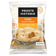 Proste Historie Pierogi z kapustą i grzybami 450 g (16 sztuk)