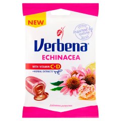 Verbena Nadziewane cukierki z echinaceą miodem cytryną i witaminami 60 g