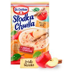 Dr. Oetker Słodka Chwila Mleczny ryż z jabłkami i cynamonem 58 g