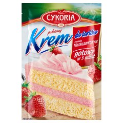Cykoria Krem do tortów o smaku truskawkowym 100 g