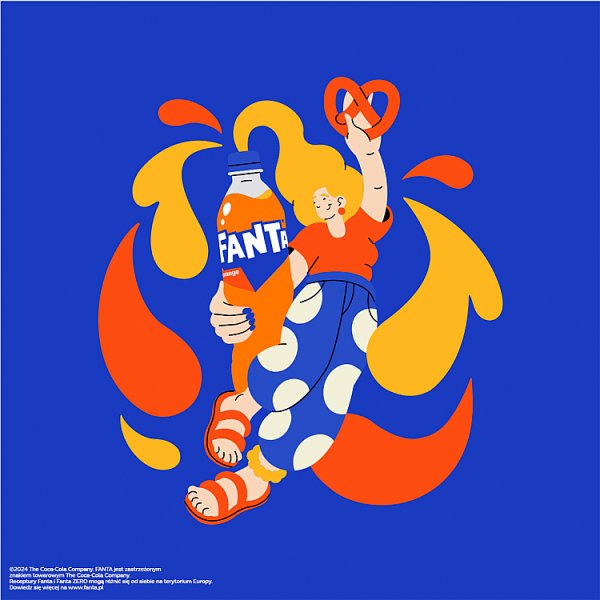 Fanta Napój gazowany o smaku pomarańczowym 1,5 l