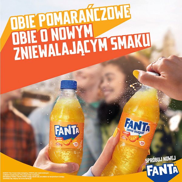 Fanta Napój gazowany o smaku pomarańczowym 330 ml