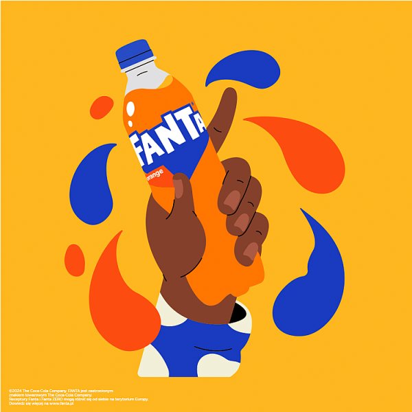 Fanta Napój gazowany o smaku pomarańczowym 330 ml