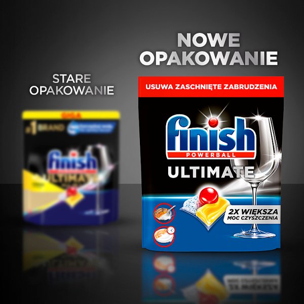 Finish Ultimate Lemon Kapsułki do mycia naczyń w zmywarce 387 g (30 sztuk)