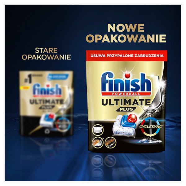 Finish Ultimate Plus Baking Soda Kapsułki do mycia naczyń w zmywarce 305 g (25 sztuk)