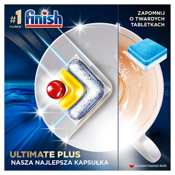 Finish Ultimate Plus Lemon Kapsułki do mycia naczyń w zmywarce 756,4 g (62 sztuki)
