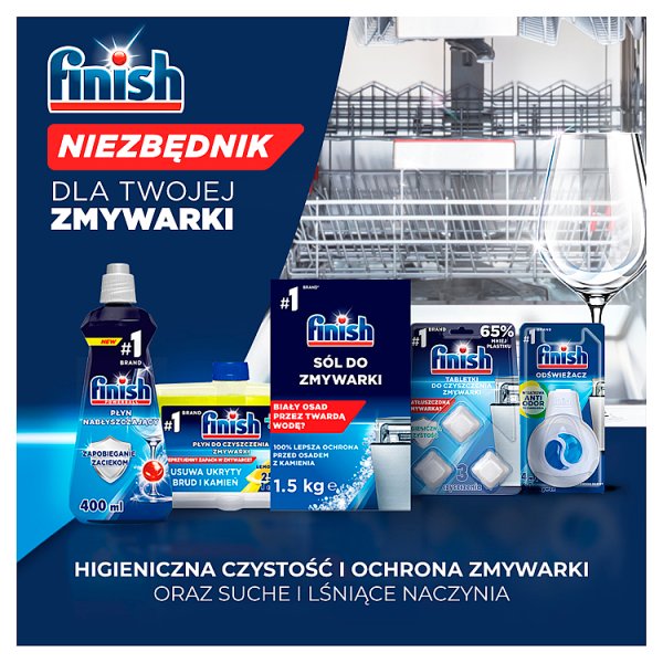Finish Ultimate Plus Lemon Kapsułki do mycia naczyń w zmywarce 756,4 g (62 sztuki)