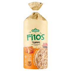 Kupiec Fitos Wafle ryżowo-kukurydziane o smaku toffi 140 g (15 sztuk)