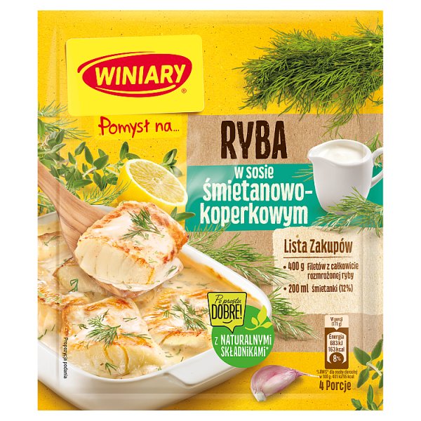 Winiary Pomysł na... Rybę w sosie śmietanowo-koperkowym 32 g