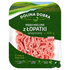 Dolina Dobra Mięso mielone z łopatki wieprzowej 400 g
