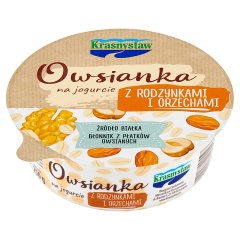 Krasnystaw Owsianka na jogurcie z rodzynkami i orzechami 250 g