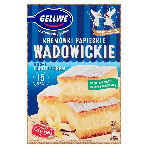 Gellwe Kremówki papieskie wadowickie mieszanka do wypieku 450 g