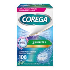 Corega Wyrób medyczny tabletki 108 sztuk