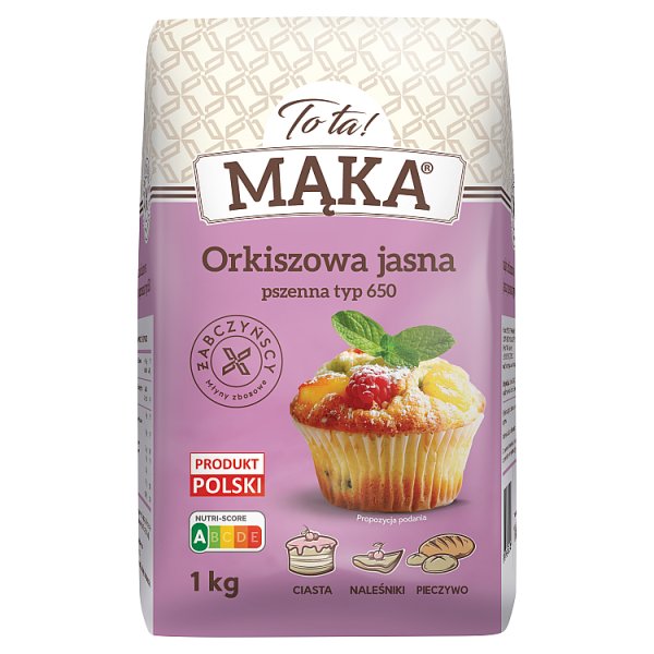 To ta! Mąka orkiszowa jasna pszenna 1 kg