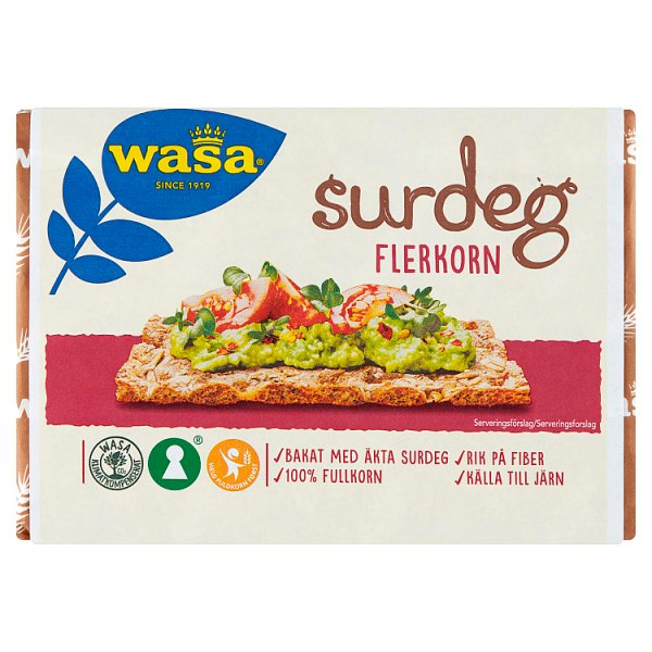Wasa Pieczywo chrupkie wieloziarniste na zakwasie 275 g